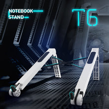 Load image into Gallery viewer, Lightweight Laptop Cooling Stand Plastic Vertical Laptop Stand Foldable Tablet Stand Bracket Laptop Holder for MacBook