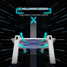 Load image into Gallery viewer, Lightweight Laptop Cooling Stand Plastic Vertical Laptop Stand Foldable Tablet Stand Bracket Laptop Holder for MacBook
